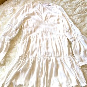 Misguided White Bohemian Dress
